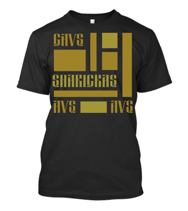 CAVS SHARICKAS AVS AVS Unique Lettering T-Shirt