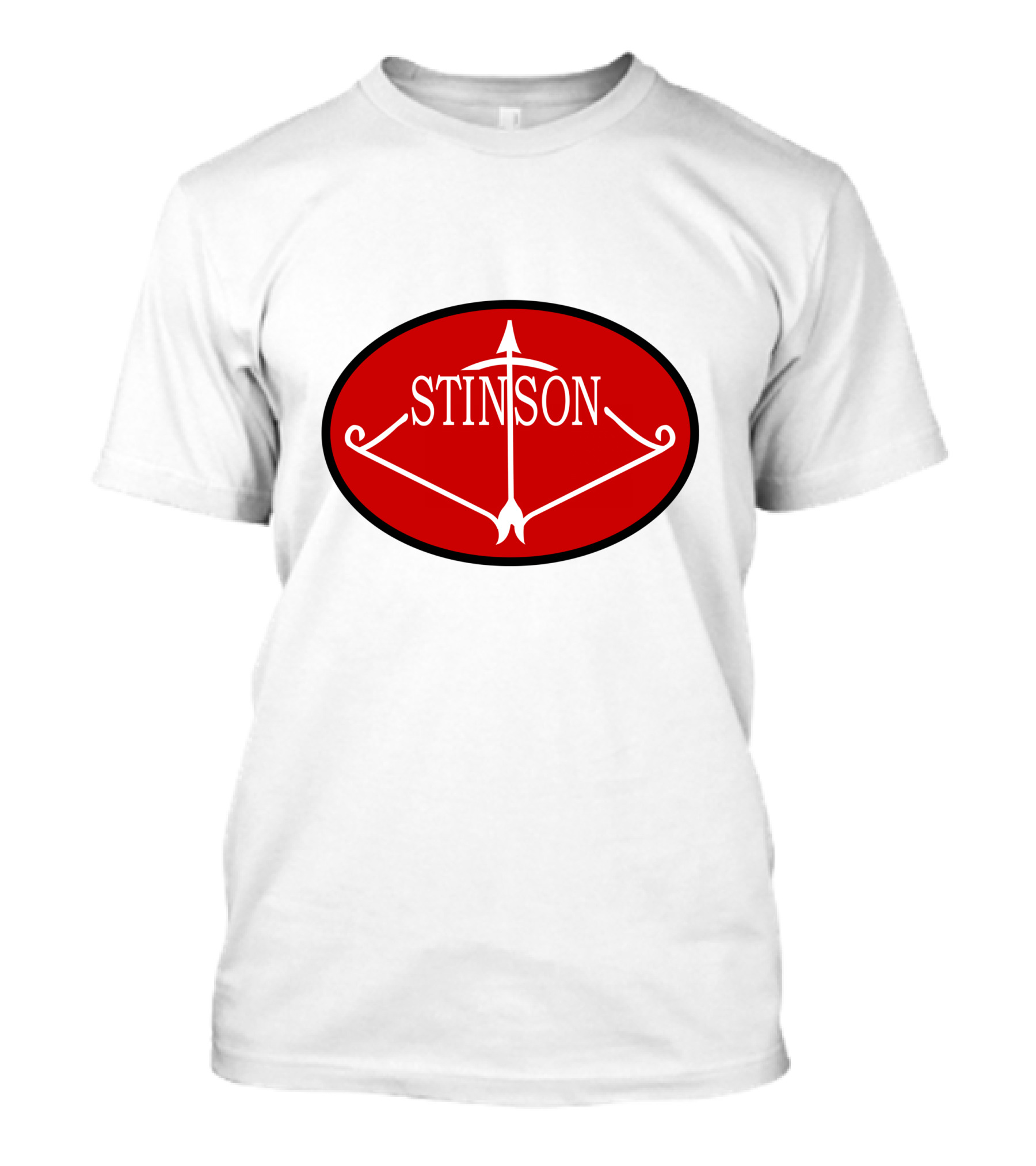 Stinson Aircraft Company Red Oval Emblem T-Shirt