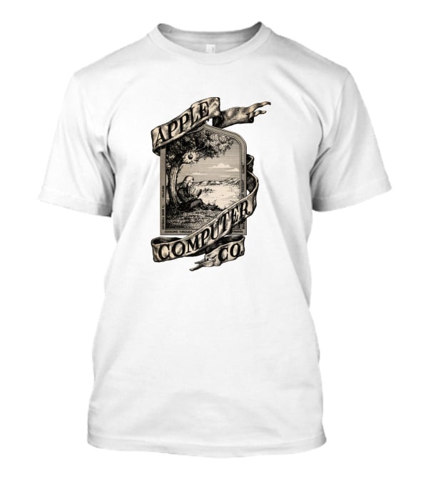 Apple Computer Co Vontag Throgh Stramme Minde Newton Xtanding T-Shirt