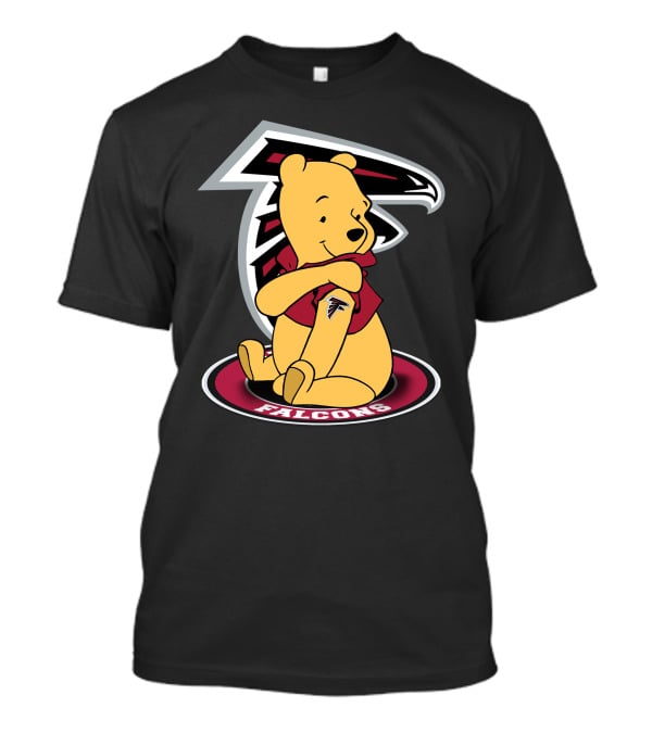 Winnie The Pooh Atlanta Falcons Crossover Fan T-Shirt