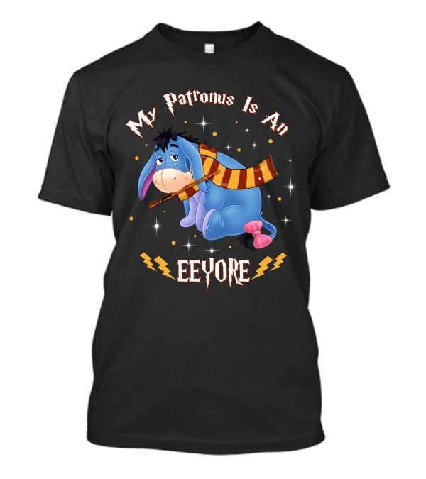 My Patronus Is An Eeyore With Scarf And Stars T-Shirt