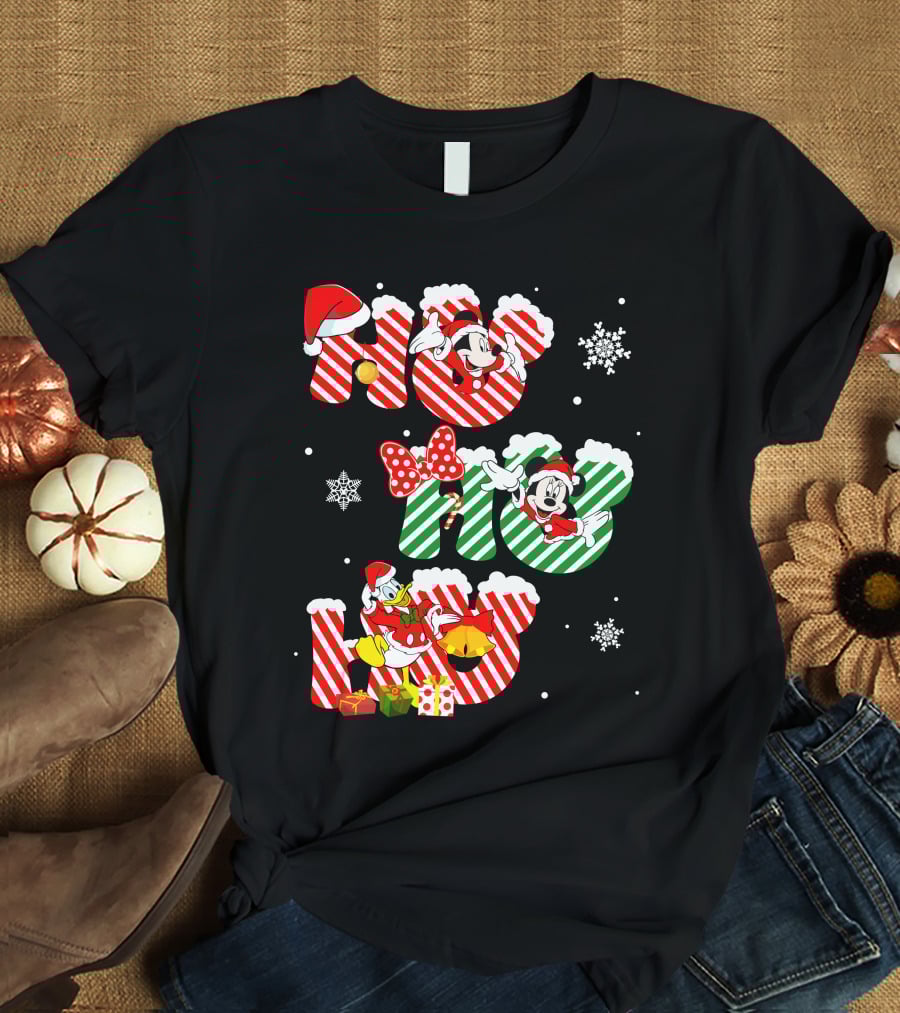 MK And DN Christmas Ho Ho Ho Holiday Fun T-Shirt