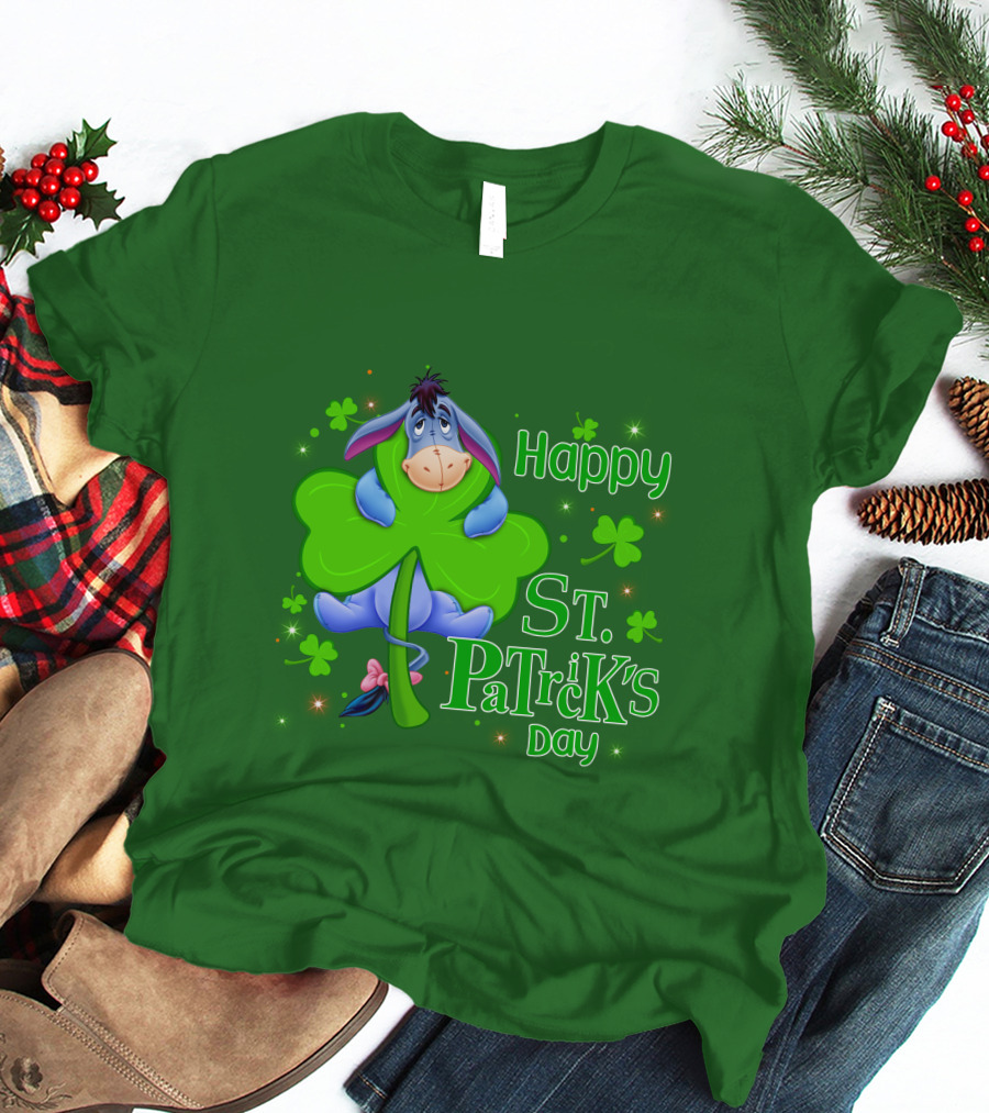 Happy Eeyore St. Patrick's Day T-Shirt