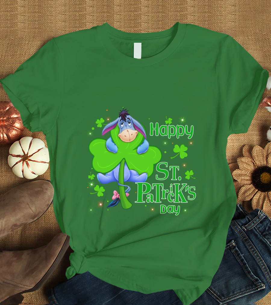 Happy Eeyore St. Patrick's Day T-Shirt
