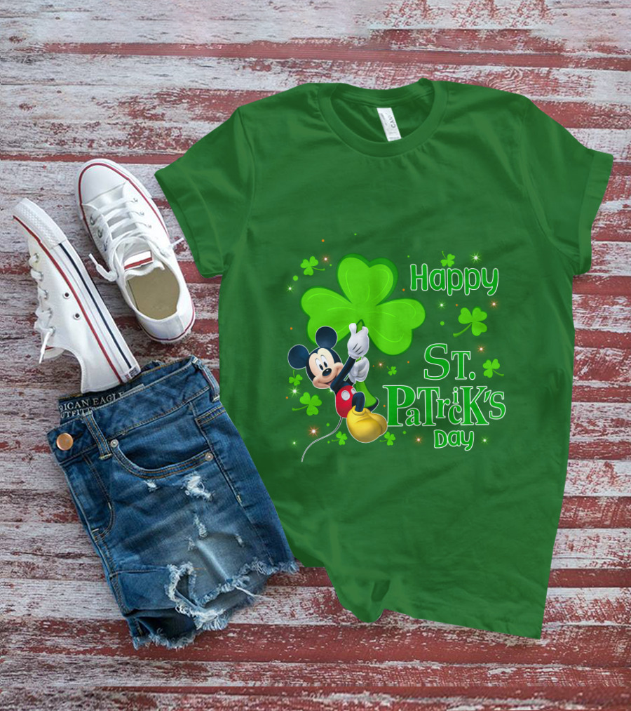 Mickey Happy St. Patrick's Day T-Shirt