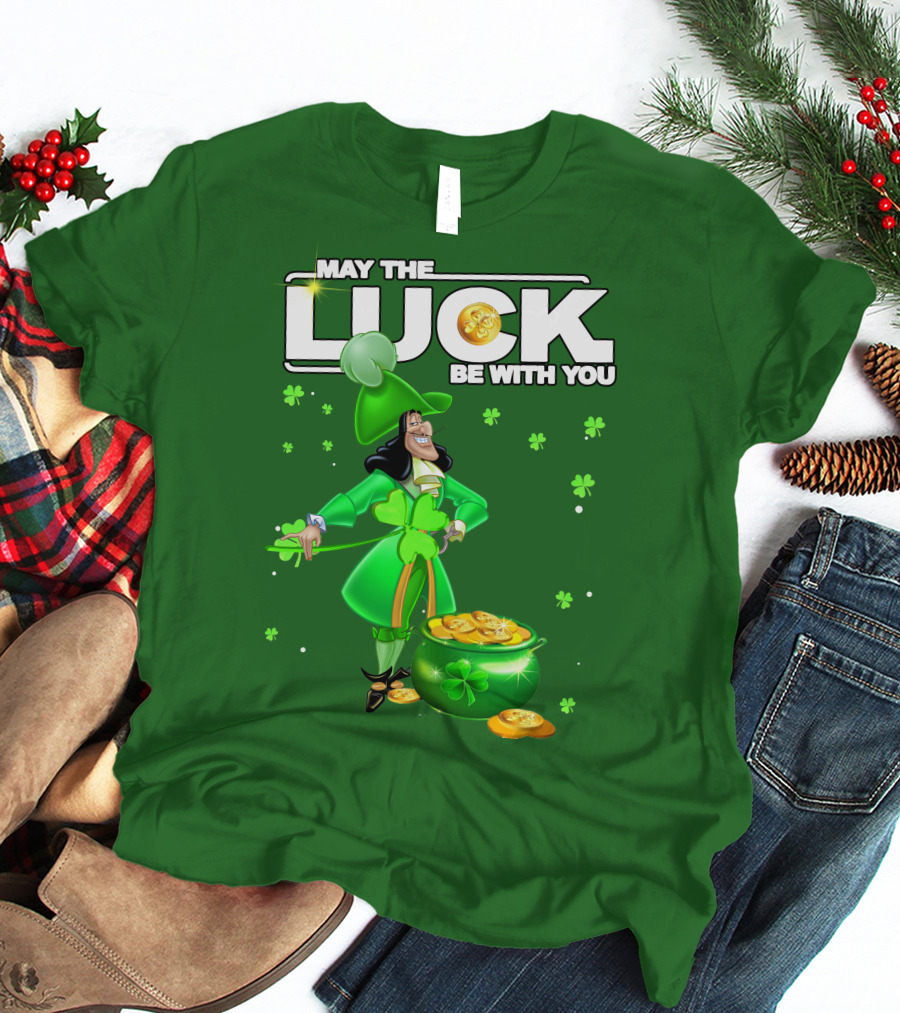 May The Luck Be With You St Patrick's Day Hook T-Shirt