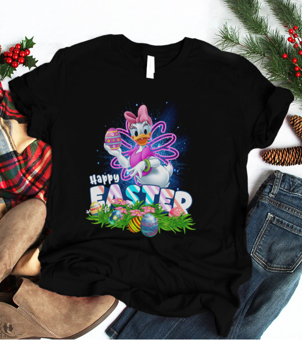 Happy Easter Daisy Duck Easter Eggs T-Shirt