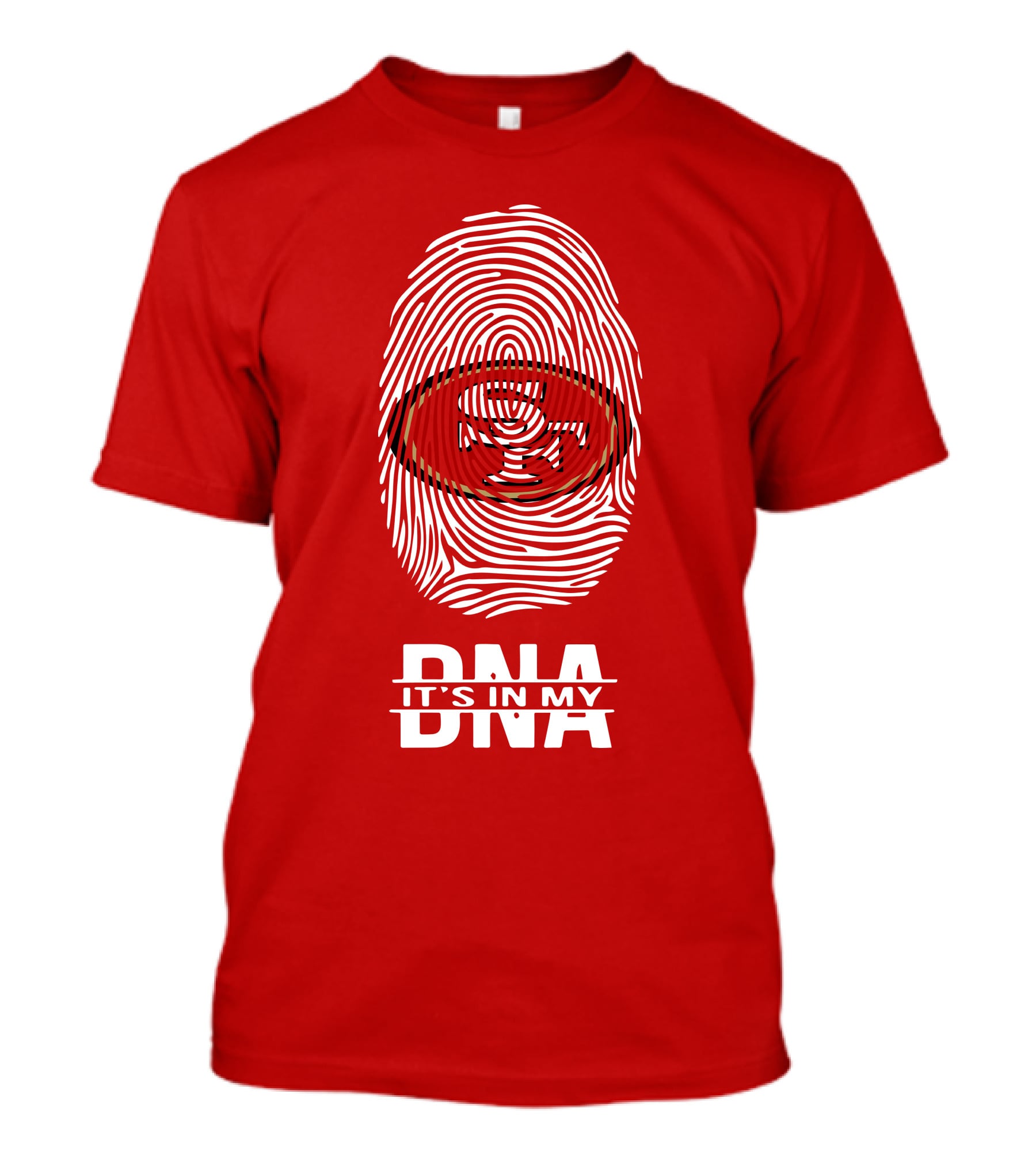 San Francisco 49ers It's In My DNA Fingerprint T-Shirt