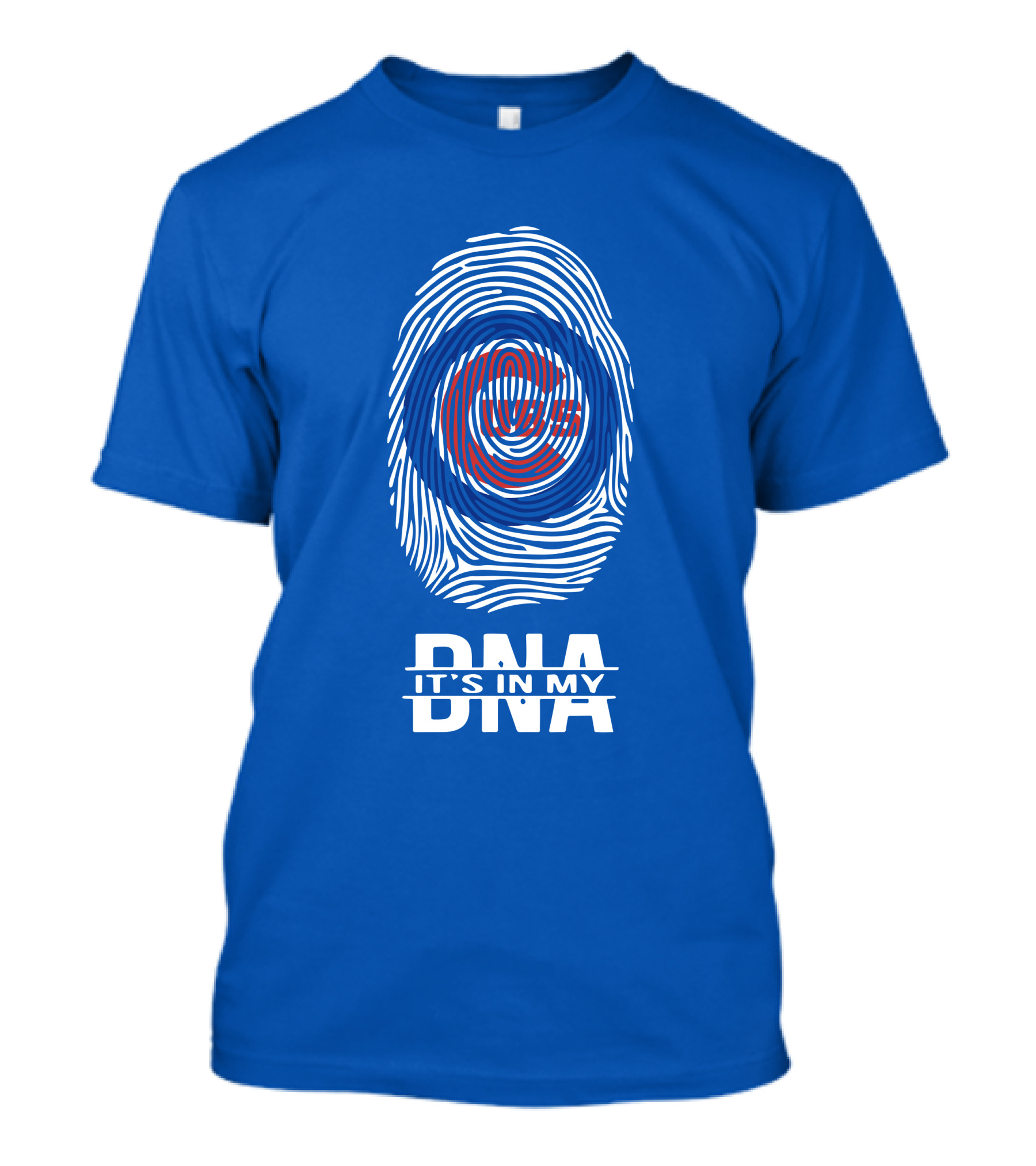 Chicago Cubs It's In My Dna Fingerprint T-Shirt