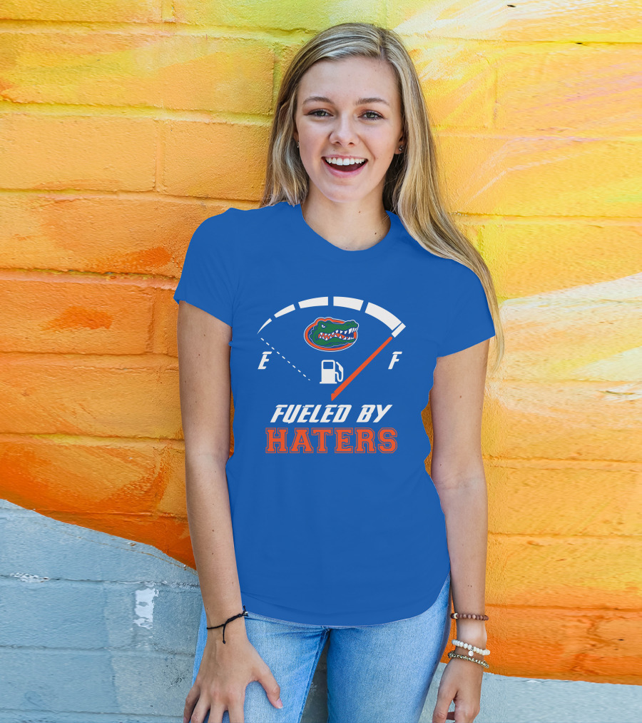 Florida Gators Fueled By Haters Fuel Gauge T-Shirt