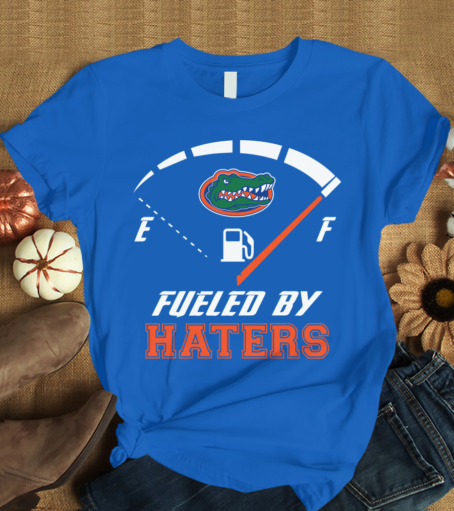Florida Gators Fueled By Haters Fuel Gauge T-Shirt