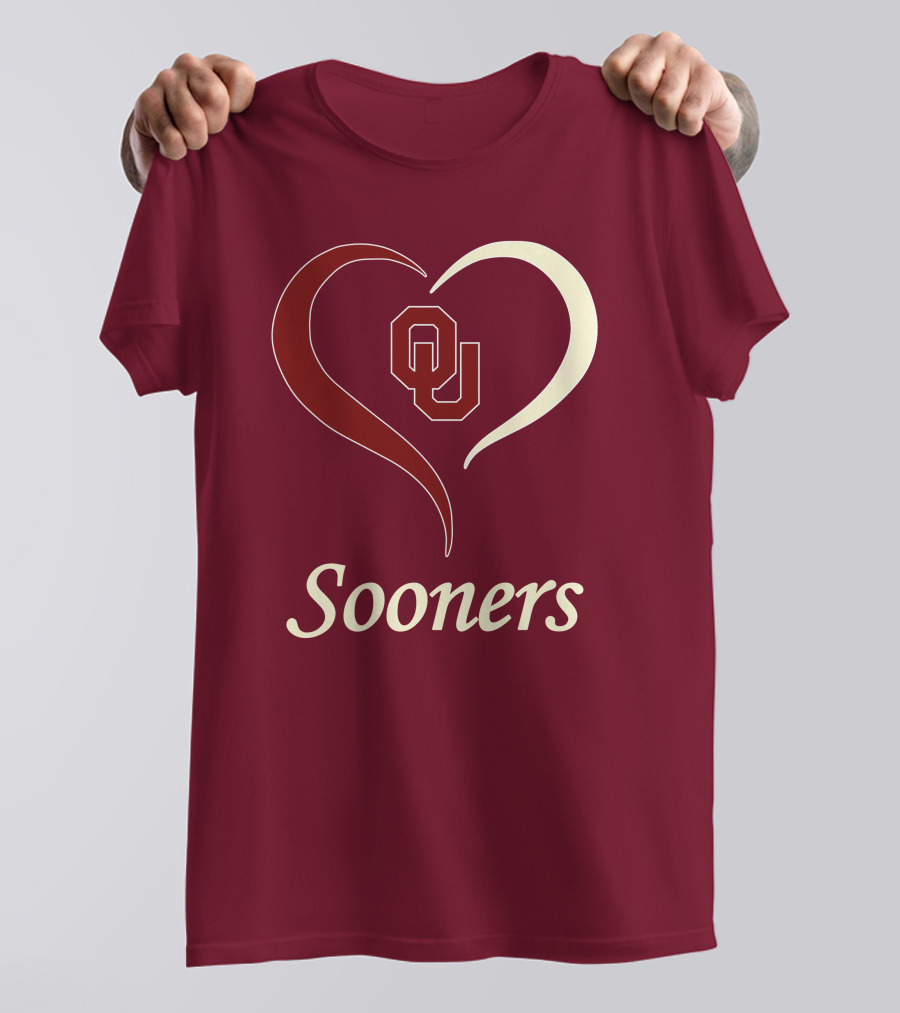 Sooners OU Heart T-Shirt