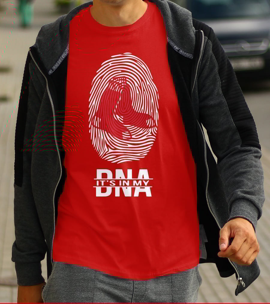 Boston Red Sox It's In My DNA Fingerprint Sox T-Shirt