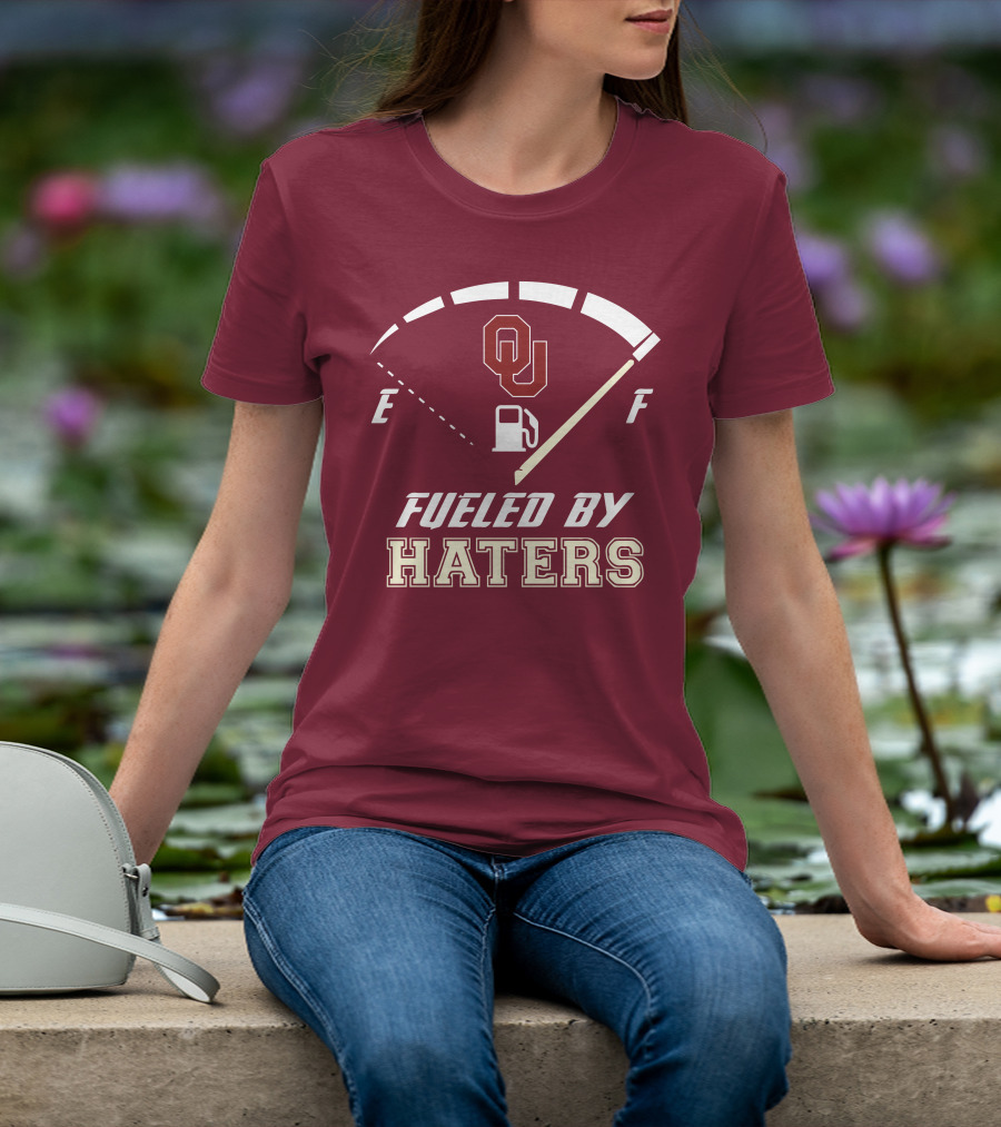 Oklahoma Sooners Fueled By Haters Energy Meter OU T-Shirt
