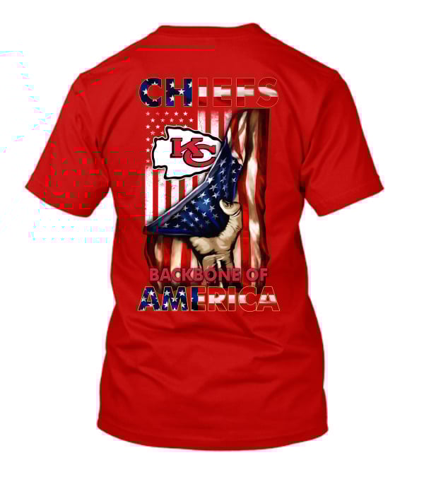 Chiefs Kc Backbone Of America T-Shirt