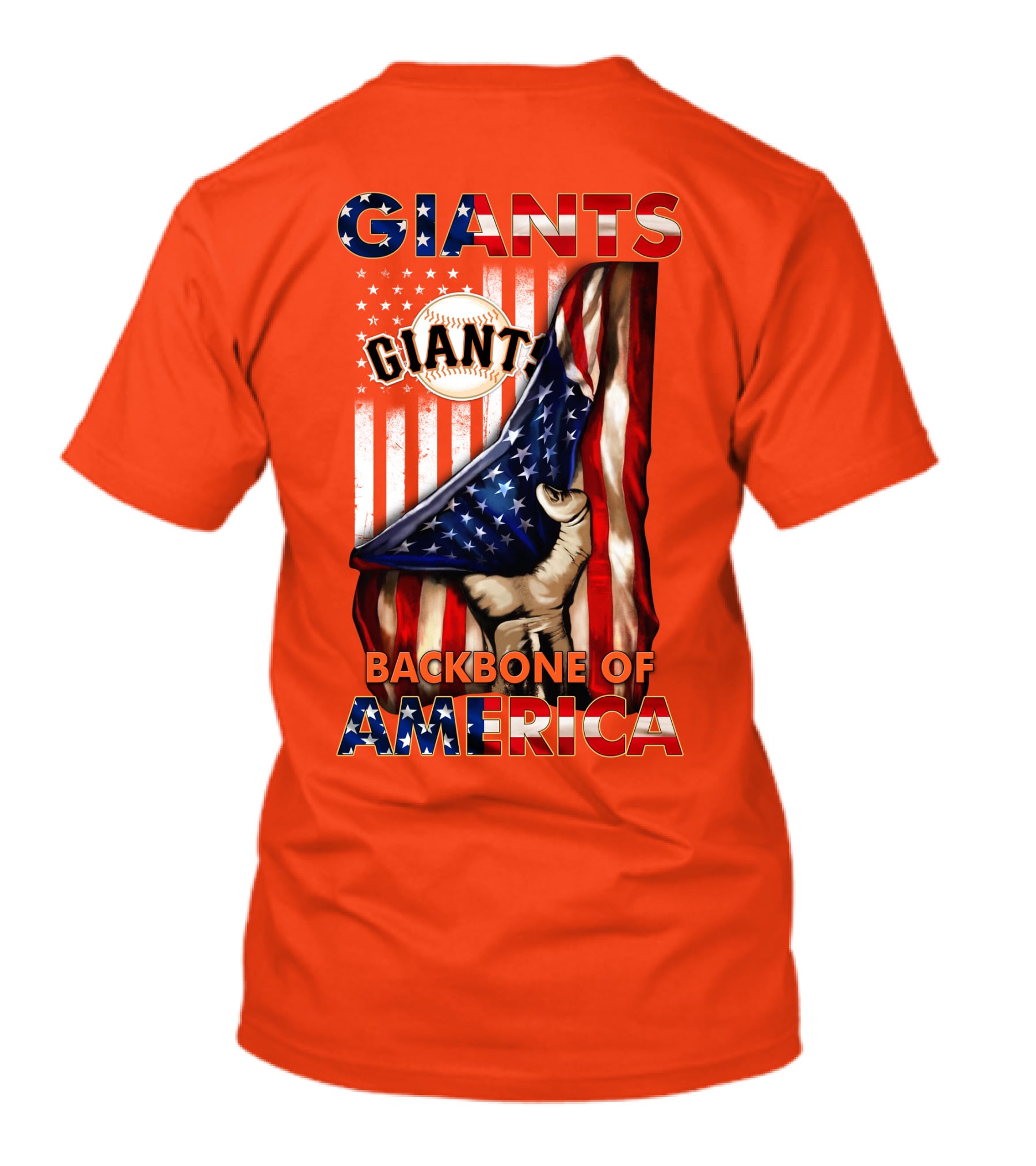 Giant Backbone Of America Giants T-Shirt