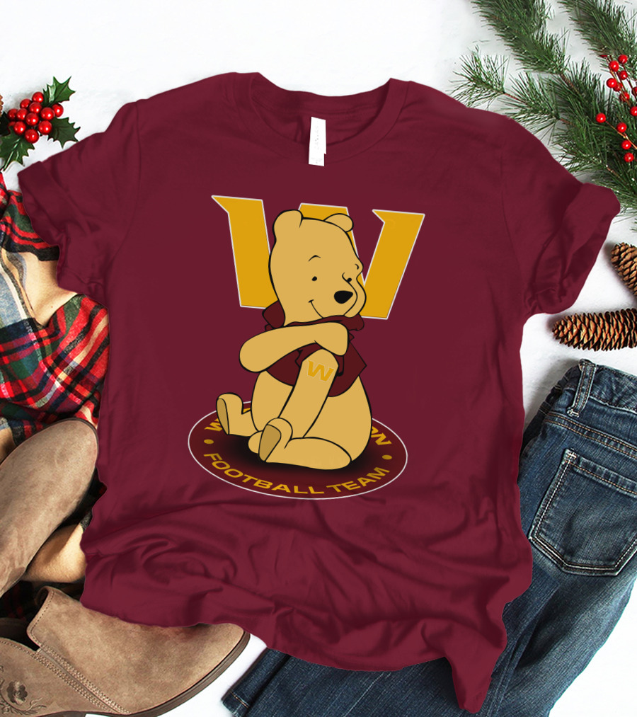 Washington Football Team W Winnie The Pooh T-Shirt