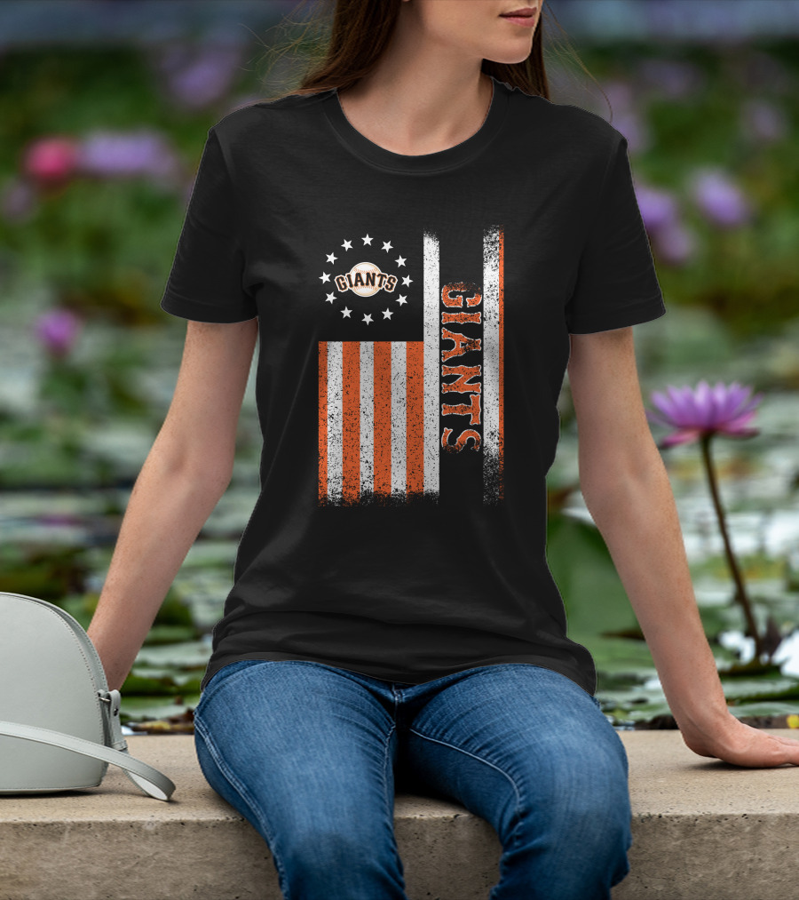 San Francisco Giants American Flag Themed Giants Stars And Stripes T-Shirt