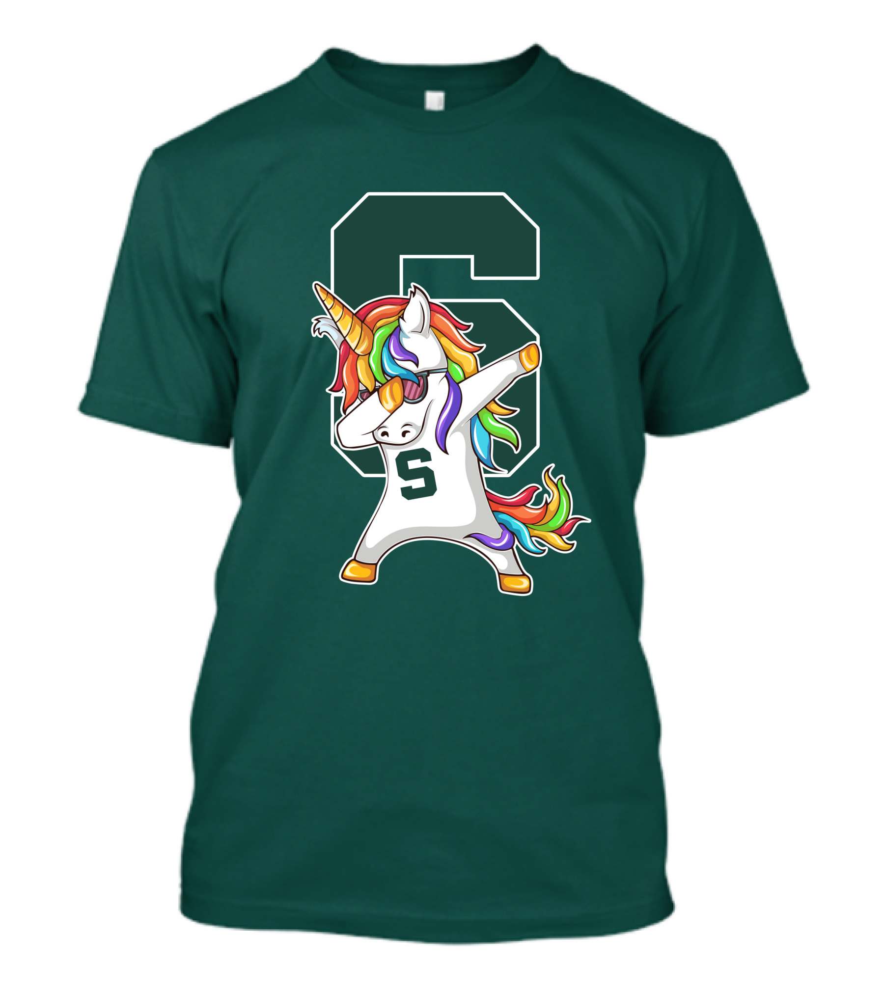 Michigan State Spartans Unicorn Dabbing S T-Shirt