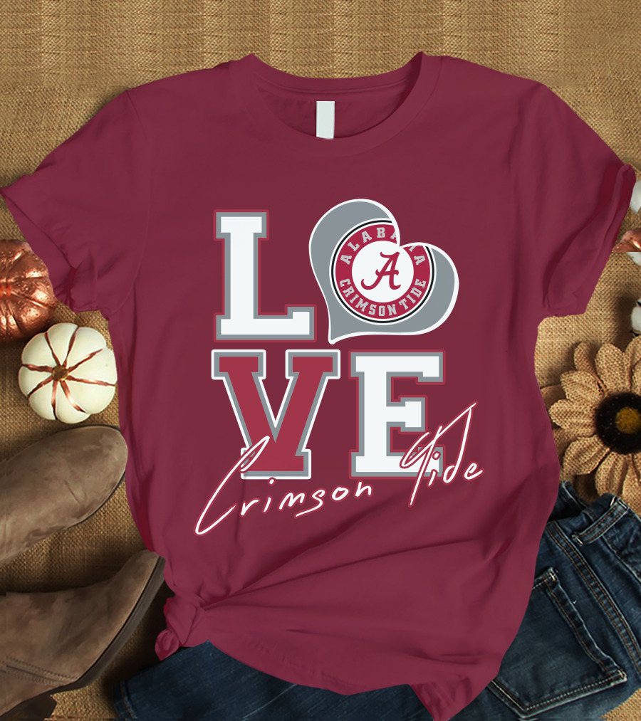 LOVE Alabama Crimson Tide T-Shirt