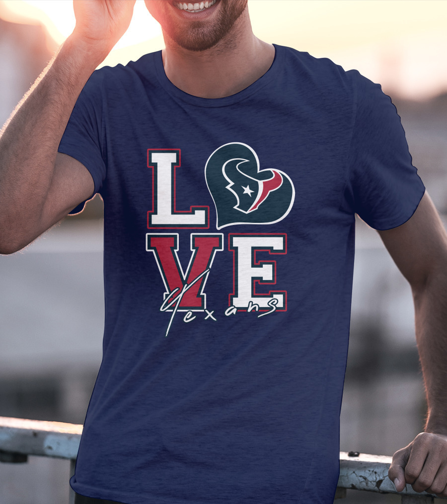 LOVE Houston Texans Logo NFL T-Shirt