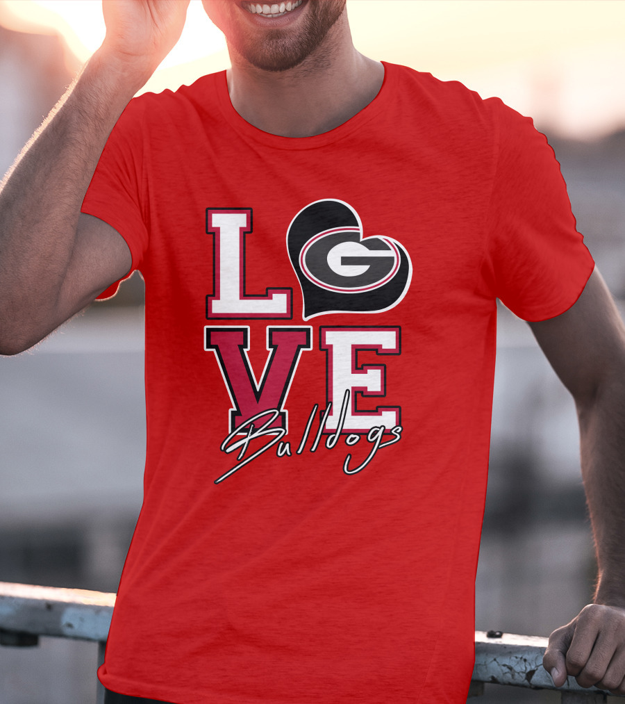LOVE Georgia Bulldogs T-Shirt