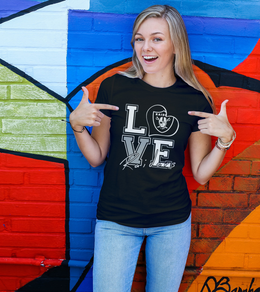 Love Raiders Heart Logo Las Vegas T-Shirt