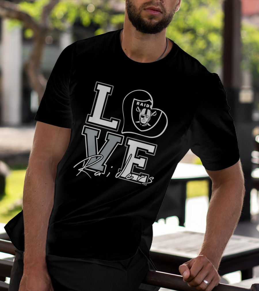 Love Raiders Heart Logo Las Vegas T-Shirt