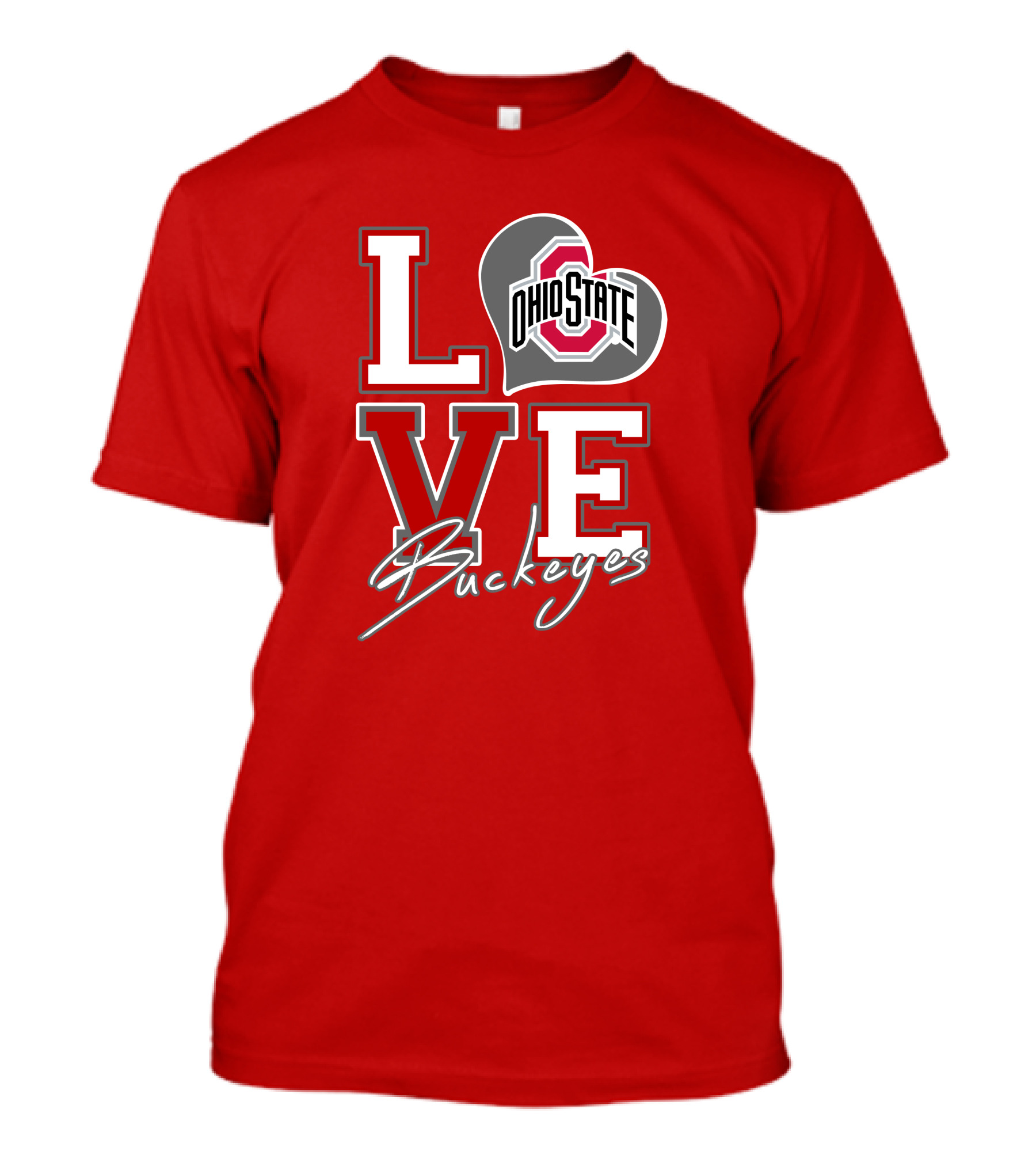 LOVE Ohio State Buckeyes T-Shirt
