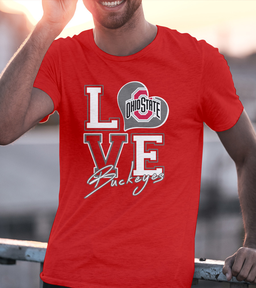 LOVE Ohio State Buckeyes T-Shirt