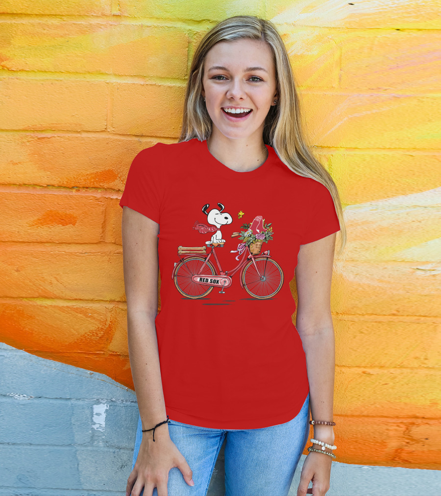 Red Sox Snoopy Big Ride T-Shirt