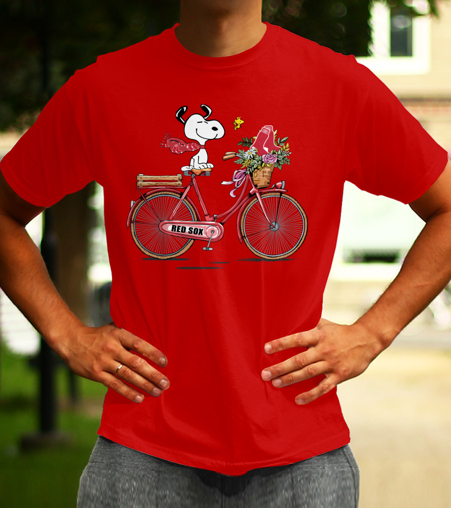 Red Sox Snoopy Big Ride T-Shirt