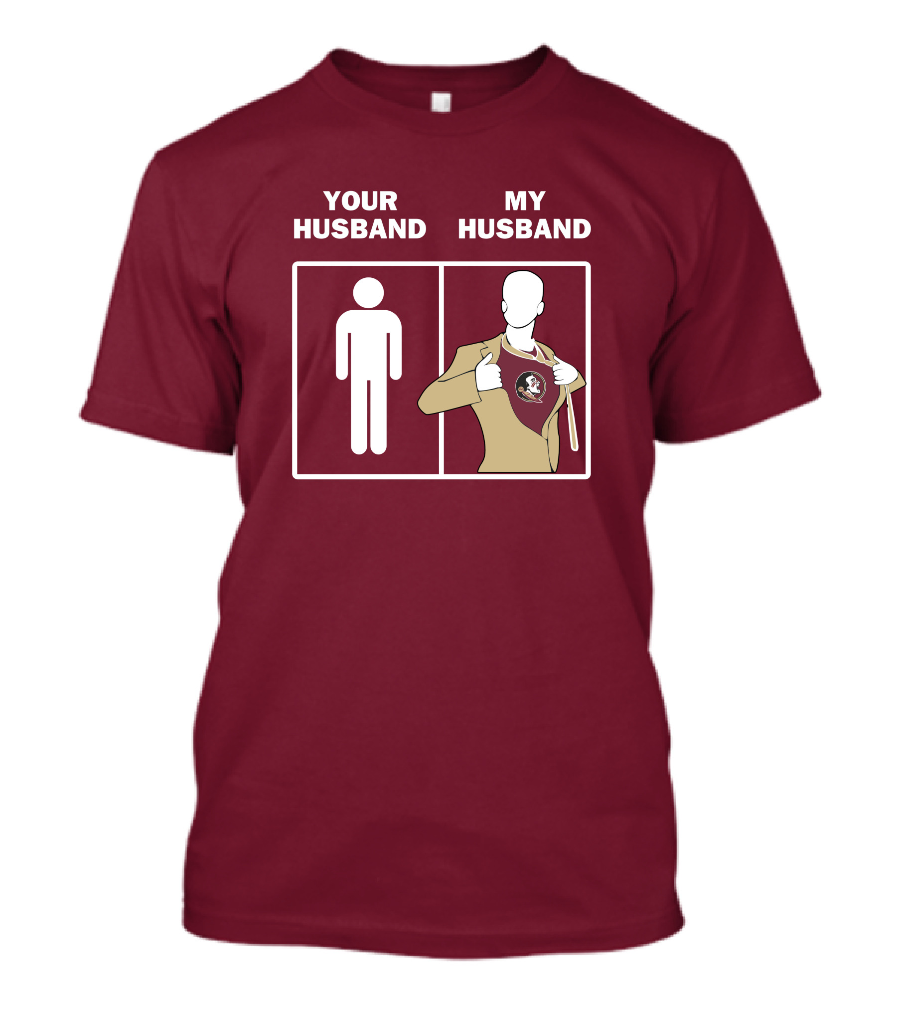 Florida State Seminoles Your Husband My Husband Superfan T-Shirt