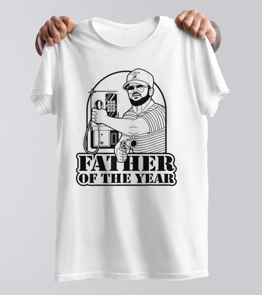 Father Of The Year Gary Plauche Illustration T-Shirt