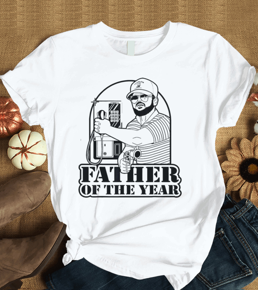 Father Of The Year Gary Plauche Illustration T-Shirt