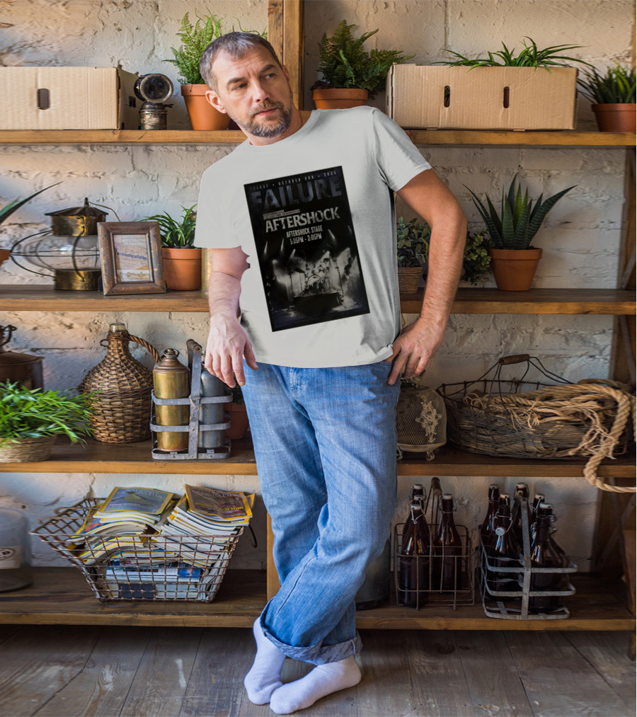 FAILURE Aftershock Discovery Park Sacramento October 3rd 2025 Tour T-Shirt