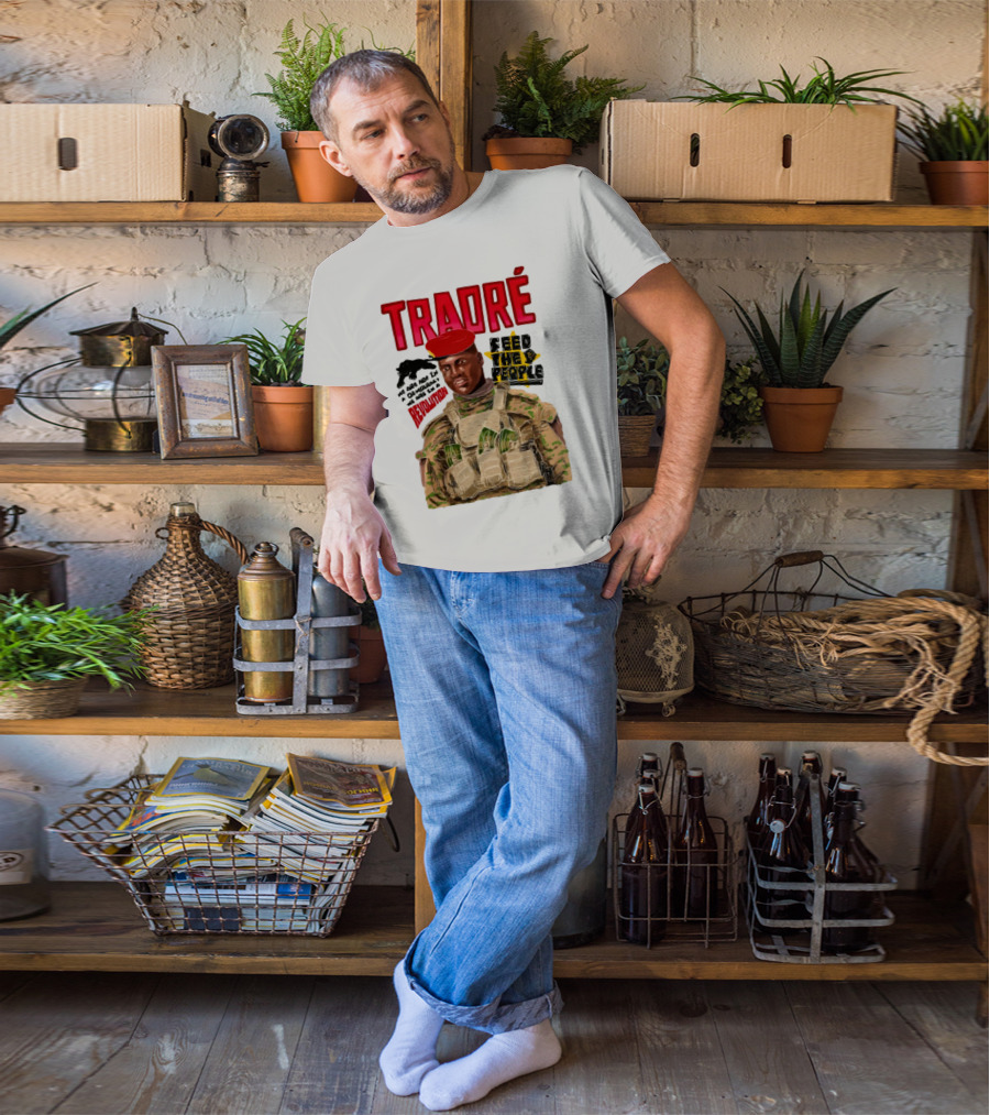 Traoré Revolution Ibrahim Feed The People T-Shirt