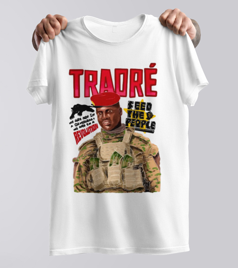 Traoré Revolution Ibrahim Feed The People T-Shirt
