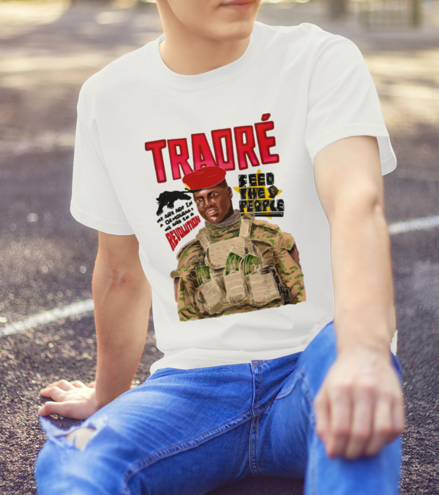 Traoré Revolution Ibrahim Feed The People T-Shirt