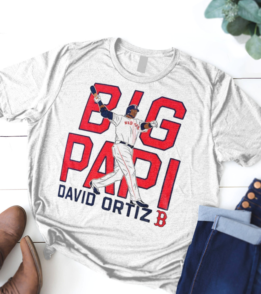 Boston Red Sox Big Papi David Ortiz MLB 2025 T-Shirt