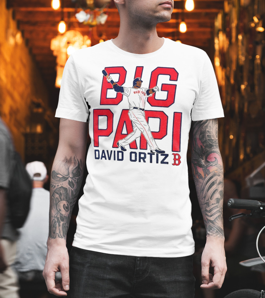 Boston Red Sox Big Papi David Ortiz MLB 2025 T-Shirt