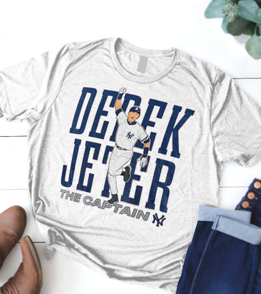 Derek Jeter The Captain New York Yankees MLB Baseball T-Shirt