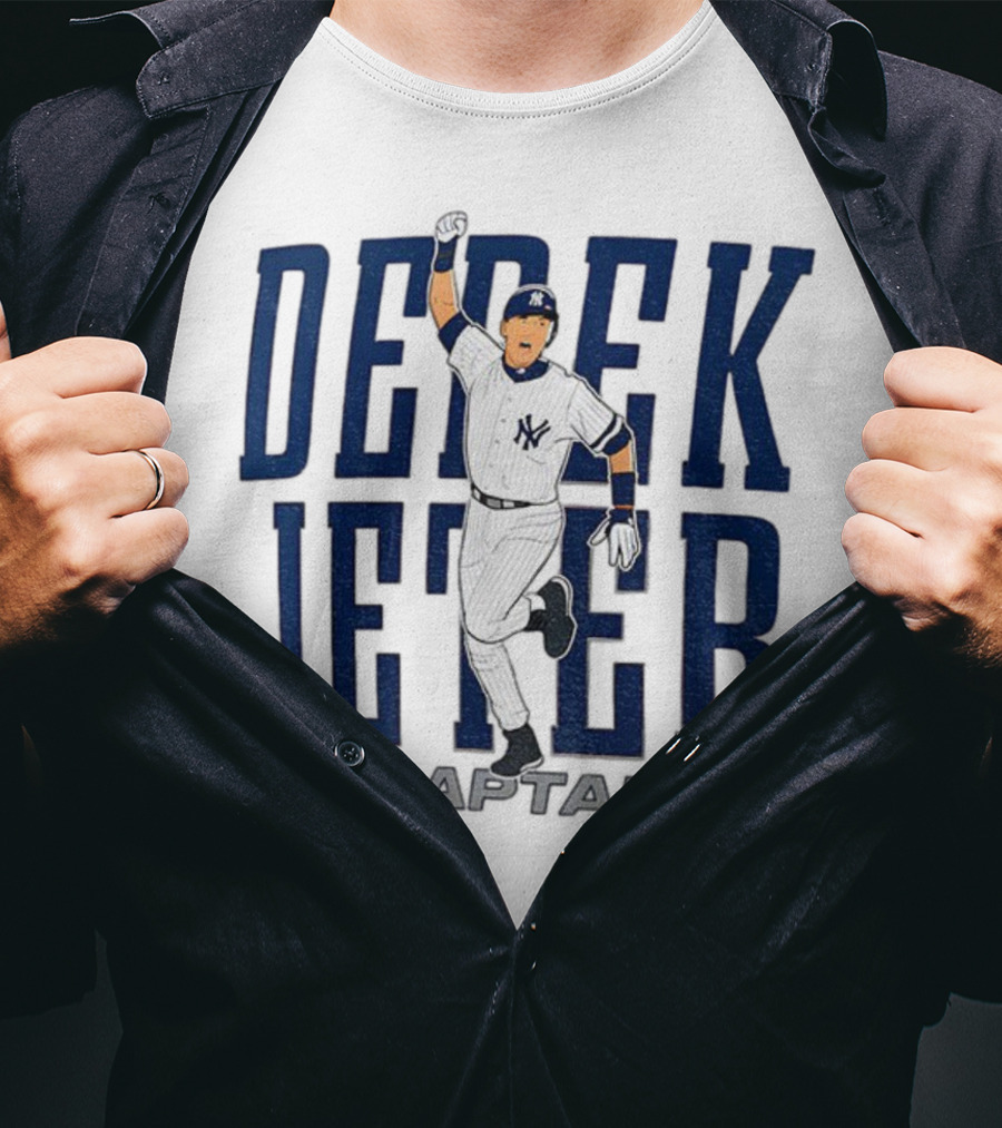 Derek Jeter The Captain New York Yankees MLB Baseball T-Shirt