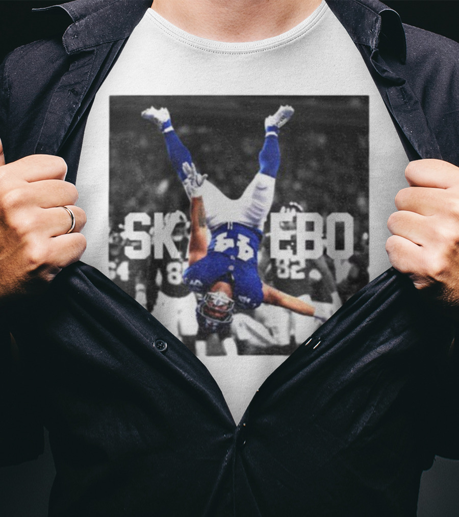 Cam Skattebo Backflip New York Giants NFL Football 2025 T-Shirt