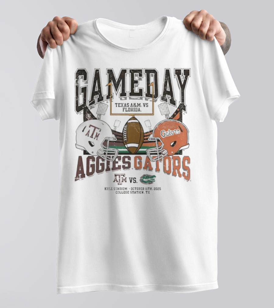 Gameday Texas A&M Aggies Vs Florida Gators Kyle Field November 5 2022 College Station TX T-Shirt