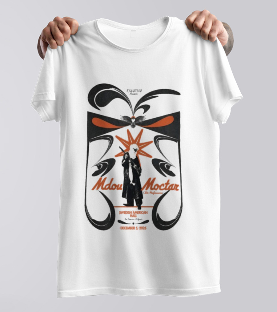 Mdou Moctar Live At Swedish American Hall Dec 5 2025 Tulip Records Event T-Shirt