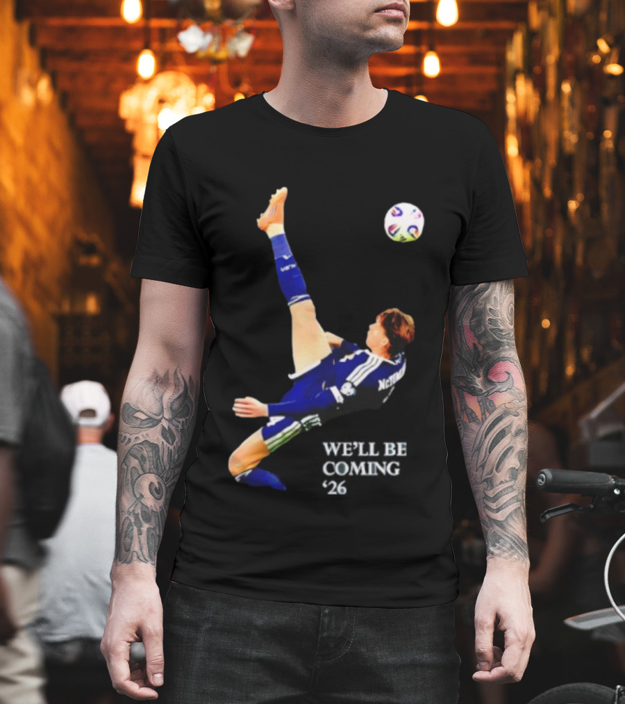 Scotland Football Kick We'll Be Coming 26 T-Shirt