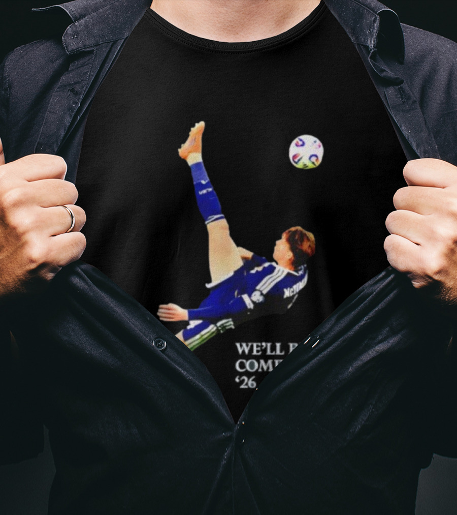 Scotland Football Kick We'll Be Coming 26 T-Shirt