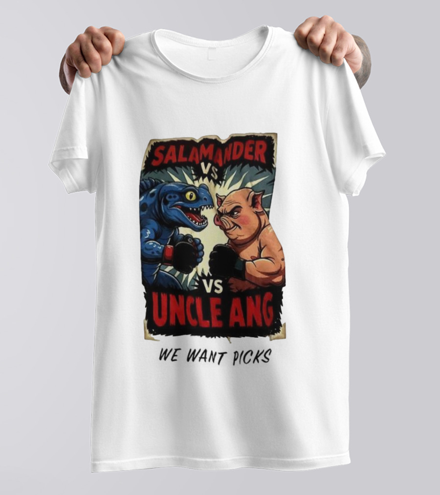 Salamander Vs Uncle Ang Boxing Showdown T-Shirt