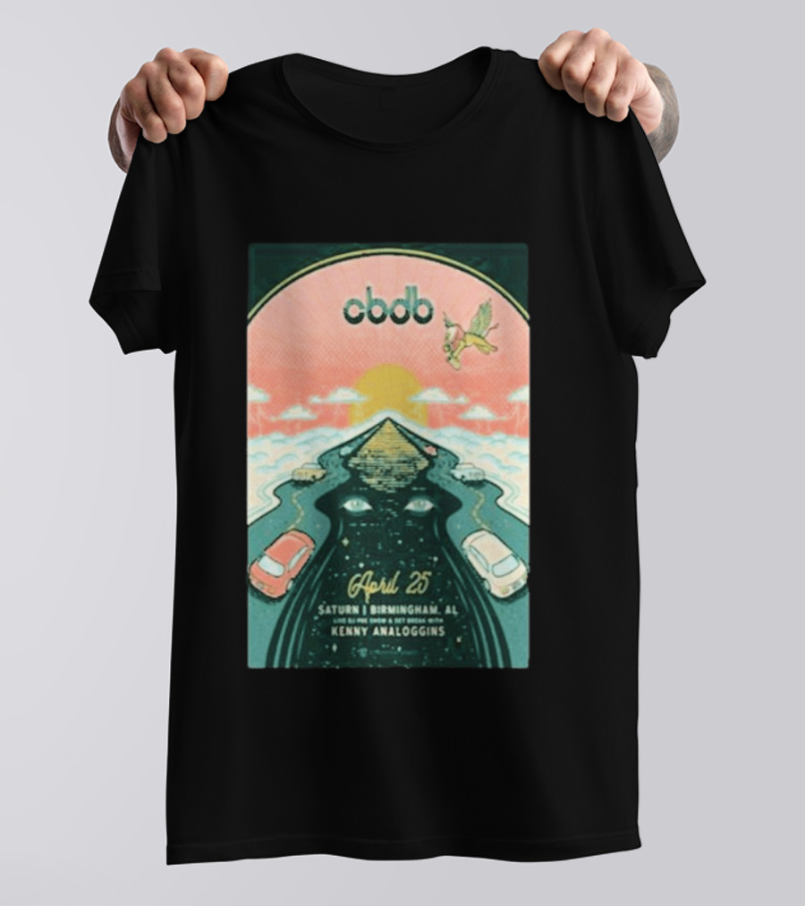 CBDB April 25 Saturn Birmingham AL With Kenny Analoggins T-Shirt